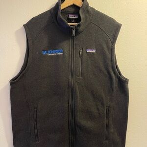 Patagonia Men's Better Sweater Vest Size XL Black/Dark Grey NWT